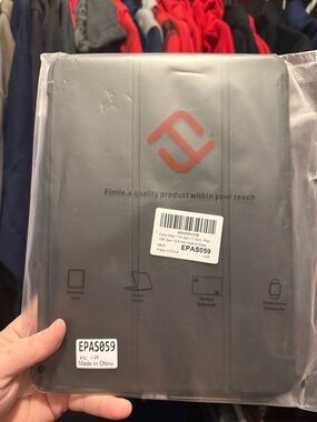 Apple iPad Case by Fintie - Black with Red Logo